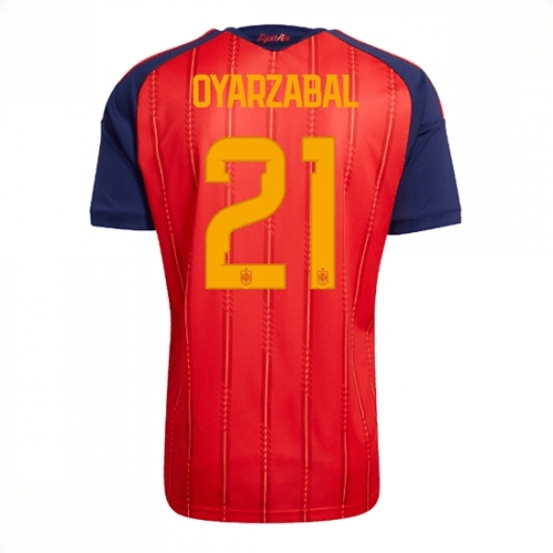Echipament fotbal Spania Mikel Oyarzabal #21 Tricou Acasa Mondial 2026 Barbati maneca scurta 1 Echipament fotbal Spania Mikel Oyarzabal #21 Tricou Acasa Mondial 2026 Barbati maneca scurta