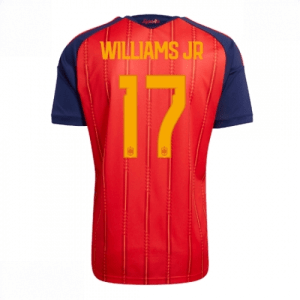 Echipament fotbal Spania Nico Williams #17 Tricou Acasa Mondial 2026 Barbati maneca scurta