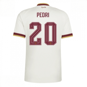 Echipament fotbal Spania Pedri Gonzalez #20 Tricou Deplasare Mondial 2026 Barbati maneca scurta