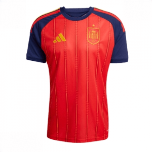 Echipament fotbal Spania Tricou Acasa Mondial 2026 Barbati maneca scurta