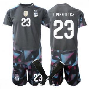 Echipament fotbal Argentina Emiliano Martinez #23 Portar Tricou Acasa Mondial 2026 pentru copii şi pantaloni