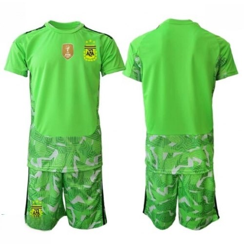 Echipament fotbal Argentina Portar Tricou Deplasare Mondial 2026 pentru copii şi pantaloni 1 Echipament fotbal Argentina Portar Tricou Deplasare Mondial 2026 pentru copii şi pantaloni