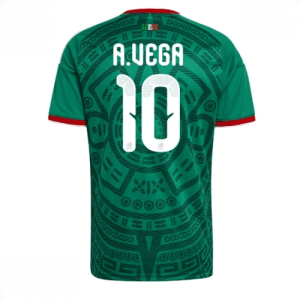 Echipament fotbal Mexic Alexis Vega #10 Tricou Acasa Mondial 2026 maneca scurta