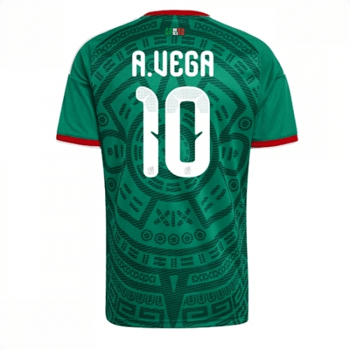 Echipament fotbal Mexic Alexis Vega #10 Tricou Acasa Mondial 2026 maneca scurta 1 Echipament fotbal Mexic Alexis Vega #10 Tricou Acasa Mondial 2026 maneca scurta