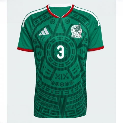 Echipament fotbal Mexic Mondial 2026 Tricou Cesar Montes #3 Acasa maneca scurta 2 Echipament fotbal Mexic Mondial 2026 Tricou Cesar Montes #3 Acasa maneca scurta