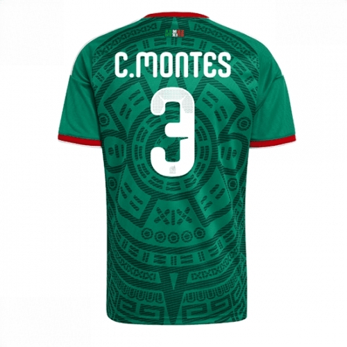 Echipament fotbal Mexic Mondial 2026 Tricou Cesar Montes #3 Acasa maneca scurta 1 Echipament fotbal Mexic Mondial 2026 Tricou Cesar Montes #3 Acasa maneca scurta