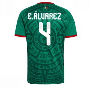 Echipament fotbal Mexic Edson Alvarez #4 Tricou Acasa Mondial 2026 maneca scurta
