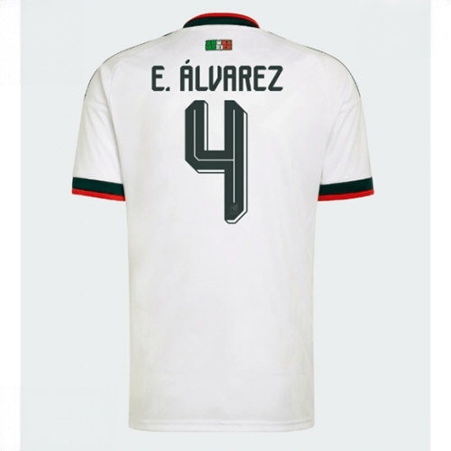 Echipament fotbal Mexic Edson Alvarez #4 Tricou Deplasare Mondial 2026 maneca scurta 1 Echipament fotbal Mexic Edson Alvarez #4 Tricou Deplasare Mondial 2026 maneca scurta