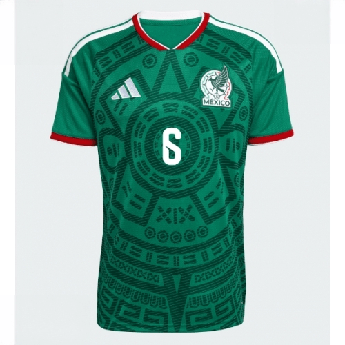 Echipament fotbal Mexic Erik Lira #6 Tricou Acasa Mondial 2026 maneca scurta 2 Echipament fotbal Mexic Erik Lira #6 Tricou Acasa Mondial 2026 maneca scurta