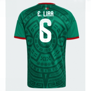 Echipament fotbal Mexic Erik Lira #6 Tricou Acasa Mondial 2026 maneca scurta