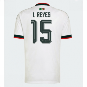 Echipament fotbal Mexic Mondial 2026 Israel Reyes #15 Tricou Deplasare maneca scurta