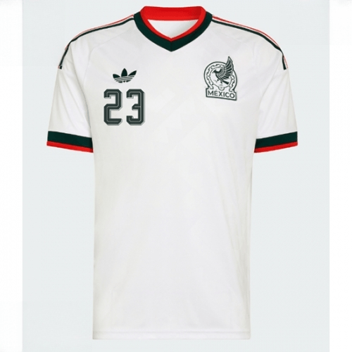 Echipament fotbal Mexic Jesus Gallardo #23 Tricou Deplasare Mondial 2026 maneca scurta 2 Echipament fotbal Mexic Jesus Gallardo #23 Tricou Deplasare Mondial 2026 maneca scurta - imagine 2