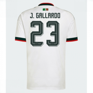 Echipament fotbal Mexic Jesus Gallardo #23 Tricou Deplasare Mondial 2026 maneca scurta