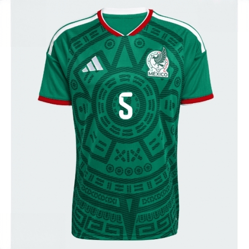 Echipament fotbal Mexic Mondial 2026 Tricou Johan Vasquez #5 Acasa maneca scurta 2 Echipament fotbal Mexic Mondial 2026 Tricou Johan Vasquez #5 Acasa maneca scurta