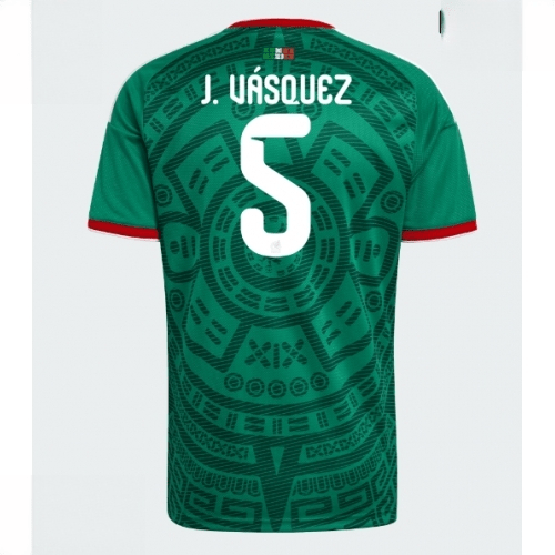 Echipament fotbal Mexic Mondial 2026 Tricou Johan Vasquez #5 Acasa maneca scurta 1 Echipament fotbal Mexic Mondial 2026 Tricou Johan Vasquez #5 Acasa maneca scurta