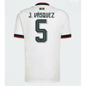 Echipament fotbal Mexic Johan Vasquez #5 Tricou Deplasare Mondial 2026 maneca scurta