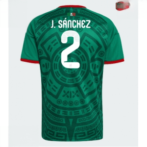 Echipament fotbal Mexic Jorge Sanchez #2 Tricou Acasa Mondial 2026 maneca scurta