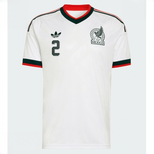 Echipament fotbal Mexic Jorge Sanchez #2 Tricou Deplasare Mondial 2026 maneca scurta 2 Echipament fotbal Mexic Jorge Sanchez #2 Tricou Deplasare Mondial 2026 maneca scurta - imagine 2
