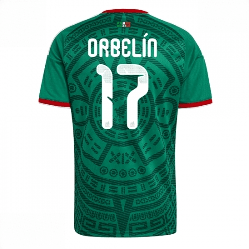 Echipament fotbal Mexic Mondial 2026 Tricou Orbelin Pineda #17 Acasa maneca scurta 1 Echipament fotbal Mexic Mondial 2026 Tricou Orbelin Pineda #17 Acasa maneca scurta