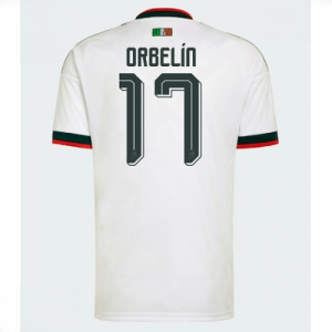 Echipament fotbal Mexic Mondial 2026 Tricou Orbelin Pineda #17 Deplasare maneca scurta