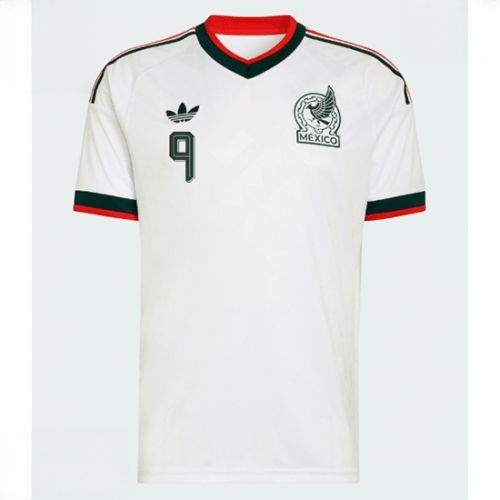 Echipament fotbal Mexic Raul Jimenez #9 Tricou Deplasare Mondial 2026 maneca scurta 2 Echipament fotbal Mexic Raul Jimenez #9 Tricou Deplasare Mondial 2026 maneca scurta - imagine 2