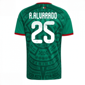 Echipament fotbal Mexic Roberto Alvarado #25 Tricou Acasa Mondial 2026 maneca scurta