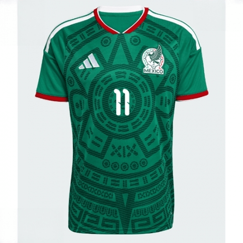 Echipament fotbal Mexic Santiago Gimenez #11 Tricou Acasa Mondial 2026 maneca scurta 2 Echipament fotbal Mexic Santiago Gimenez #11 Tricou Acasa Mondial 2026 maneca scurta
