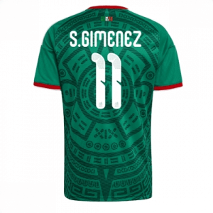 Echipament fotbal Mexic Santiago Gimenez #11 Tricou Acasa Mondial 2026 maneca scurta