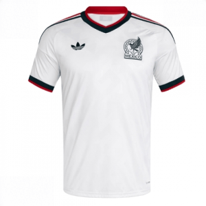 Echipament fotbal Mexic Mondial 2026 Tricou Deplasare alb maneca scurta