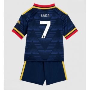 Echipament fotbal Arsenal Bukayo Saka #7 Tricou Deplasare 2026-27 pentru copii şi pantaloni
