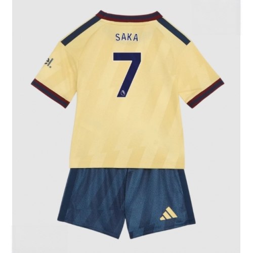 Echipament fotbal Arsenal Bukayo Saka #7 Tricou Treilea 2026-27 pentru copii şi pantaloni 1 Echipament fotbal Arsenal Bukayo Saka #7 Tricou Treilea 2026-27 pentru copii şi pantaloni