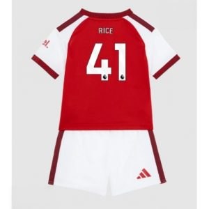 Echipament fotbal Arsenal Declan Rice #41 Tricou Acasa 2026-27 pentru copii şi pantaloni
