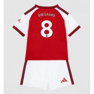 Echipament fotbal Arsenal Martin Odegaard #8 Tricou Acasa 2026-27 pentru copii şi pantaloni