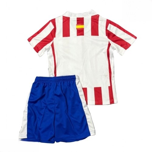 Echipament fotbal Atletico Madrid Tricou Acasa 2026-27 pentru copii şi pantaloni 2 Echipament fotbal Atletico Madrid Tricou Acasa 2026-27 pentru copii şi pantaloni