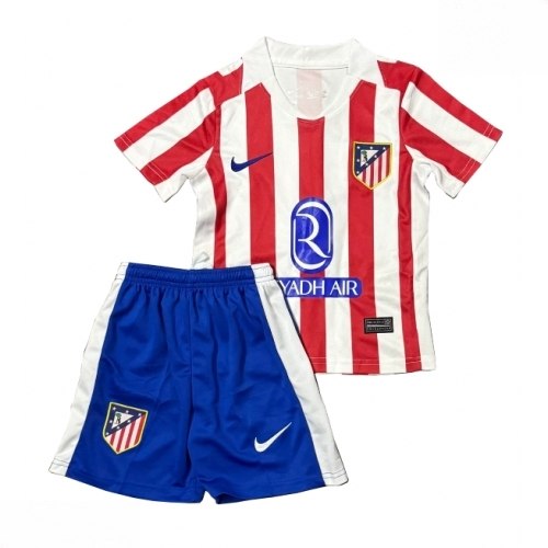 Echipament fotbal Atletico Madrid Tricou Acasa 2026-27 pentru copii şi pantaloni 1 Echipament fotbal Atletico Madrid Tricou Acasa 2026-27 pentru copii şi pantaloni