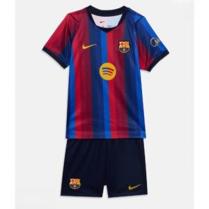 Home 7 Echipament fotbal Barcelona Tricou Acasa 2026-27 pentru copii şi pantaloni