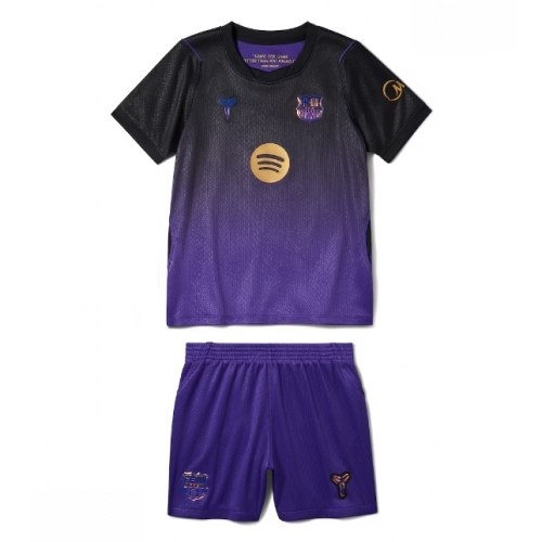 Echipament fotbal Barcelona Tricou Deplasare 2026-27 pentru copii şi pantaloni 1 Echipament fotbal Barcelona Tricou Deplasare 2026-27 pentru copii şi pantaloni