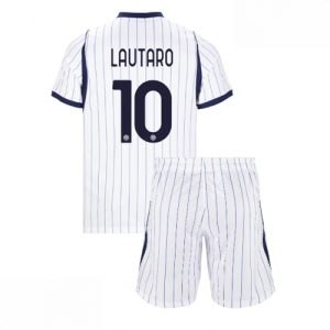 Echipament fotbal Inter Milan Lautaro Martinez #10 Tricou Deplasare 2026-27 pentru copii şi pantaloni
