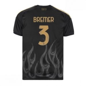 Echipament fotbal Juventus Gleison Bremer #3 Tricou Treilea 2026-27 pentru bărbați
