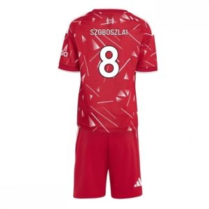 Echipament fotbal Liverpool Dominik Szoboszlai #8 Tricou Acasa 2026-27 pentru copii şi pantaloni