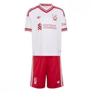 Echipament fotbal Liverpool Tricou Deplasare 2026-27 pentru copii şi pantaloni