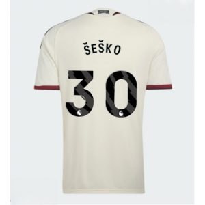 Home 32 Echipament fotbal Manchester United Benjamin Sesko #30 Tricou Treilea 2026-27 pentru bărbați
