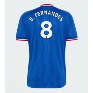 Home 36 Echipament fotbal Manchester United Bruno Fernandes #8 Tricou Deplasare 2026-27 pentru bărbați