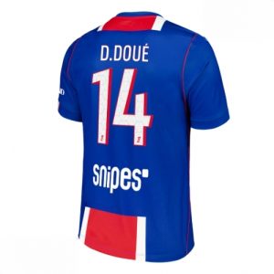 Home 26 Echipament fotbal Paris Saint-Germain PSG Desire Doue #14 Tricou Acasa 2026-27 pentru bărbați