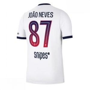 Home 27 Echipament fotbal Paris Saint-Germain PSG Joao Neves #87 Tricou Deplasare 2026-27 pentru bărbați