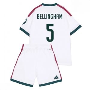 Echipament fotbal Real Madrid Jude Bellingham #5 Tricou Acasa 2026-27 pentru copii şi pantaloni