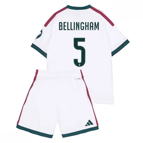 Echipament fotbal Real Madrid Jude Bellingham #5 Tricou Acasa 2026-27 pentru copii şi pantaloni 1 Echipament fotbal Real Madrid Jude Bellingham #5 Tricou Acasa 2026-27 pentru copii şi pantaloni