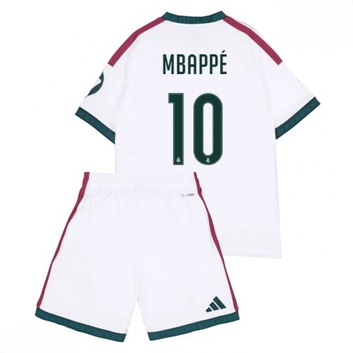 Echipament fotbal Real Madrid Kylian Mbappe #10 Tricou Acasa 2026-27 pentru copii şi pantaloni 1 Echipament fotbal Real Madrid Kylian Mbappe #10 Tricou Acasa 2026-27 pentru copii şi pantaloni