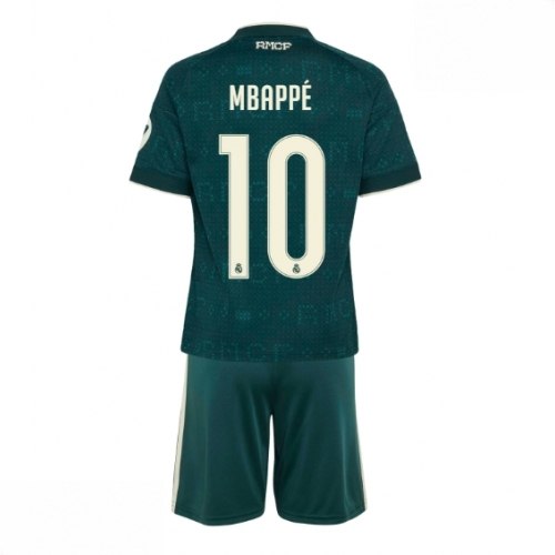 Echipament fotbal Real Madrid Kylian Mbappe #10 Tricou Deplasare 2026-27 pentru copii şi pantaloni 1 Echipament fotbal Real Madrid Kylian Mbappe #10 Tricou Deplasare 2026-27 pentru copii şi pantaloni