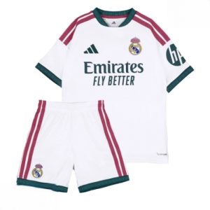 Echipament fotbal Real Madrid Tricou Acasa 2026-27 pentru copii şi pantaloni